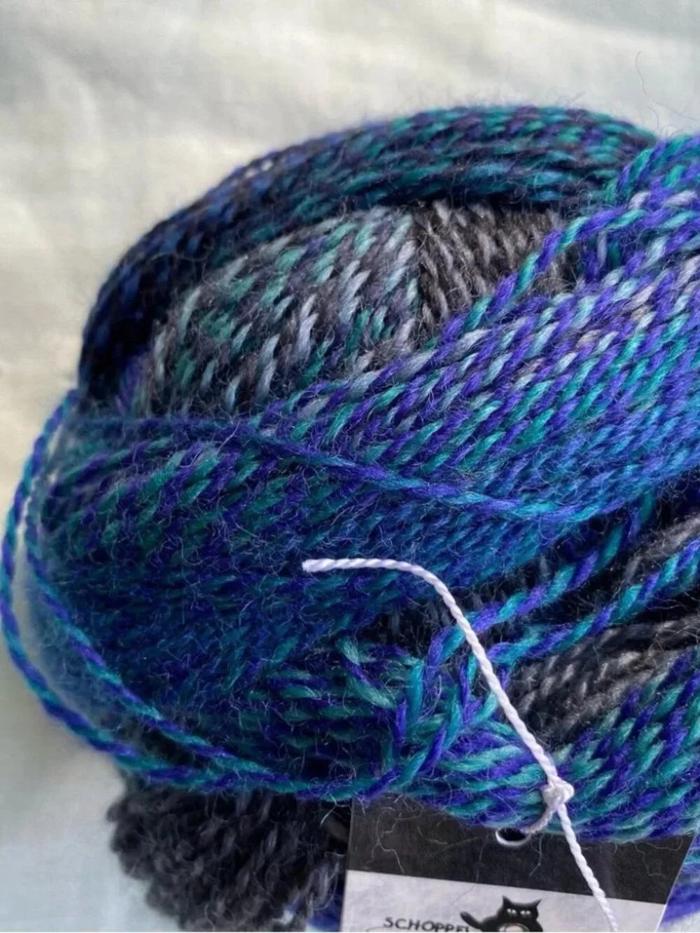 Schoppel Zauberball 100g yarn ball color 1511 U Boot blues stripes